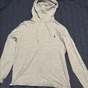 Polo by Ralph Lauren Gray Hoodie Long Sleeve T Shirt